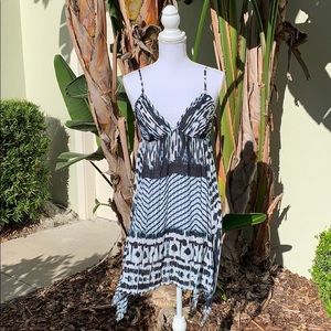 Blue Tye Dye Beach Dress